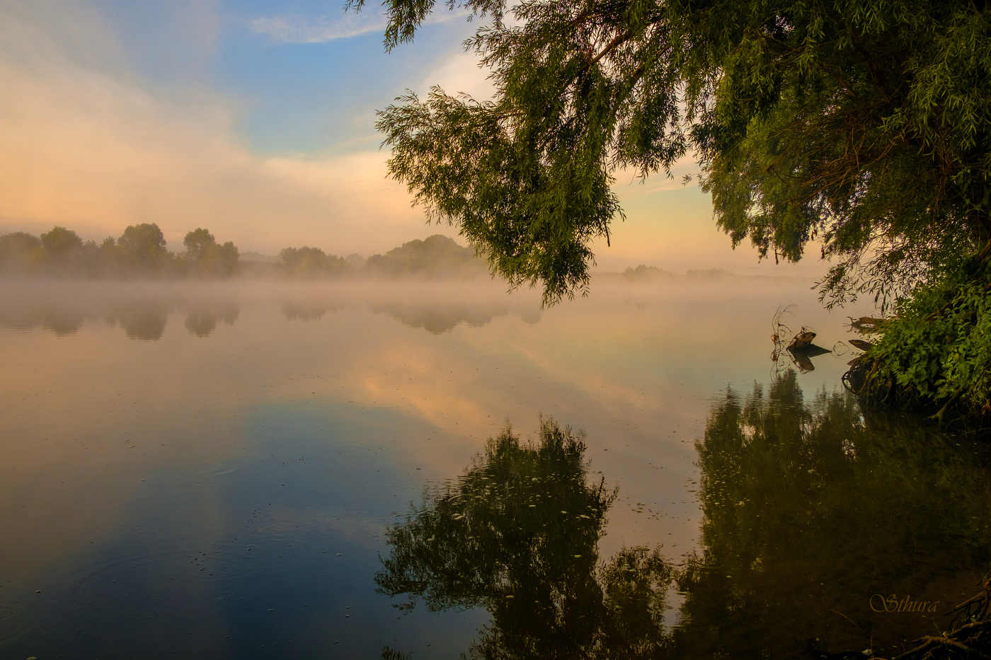 Утро на реке.