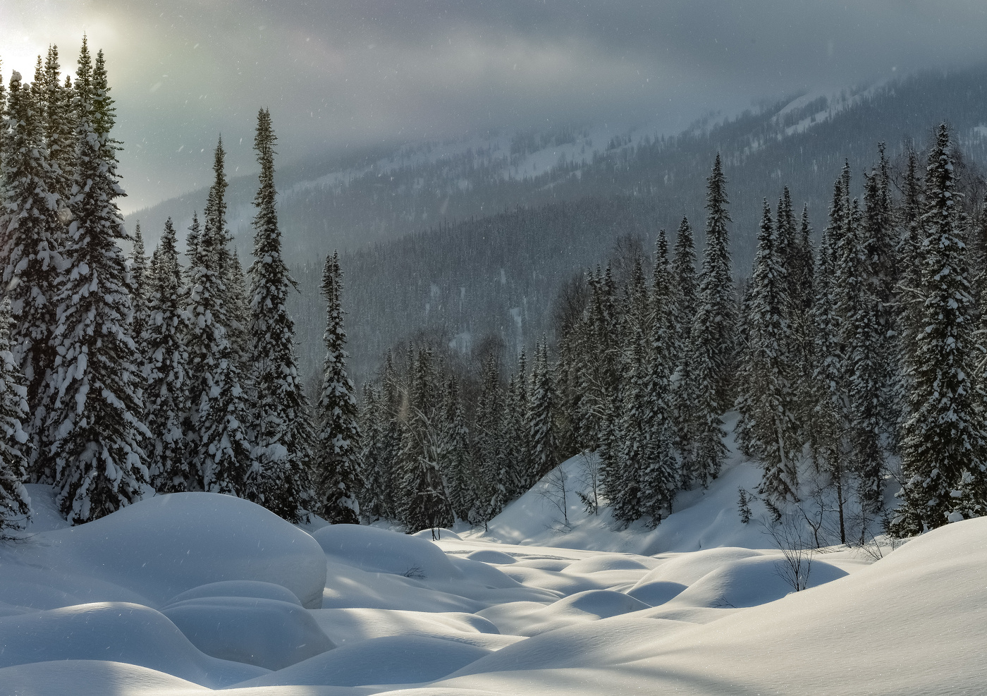 Кузнецкий Алатау зимний