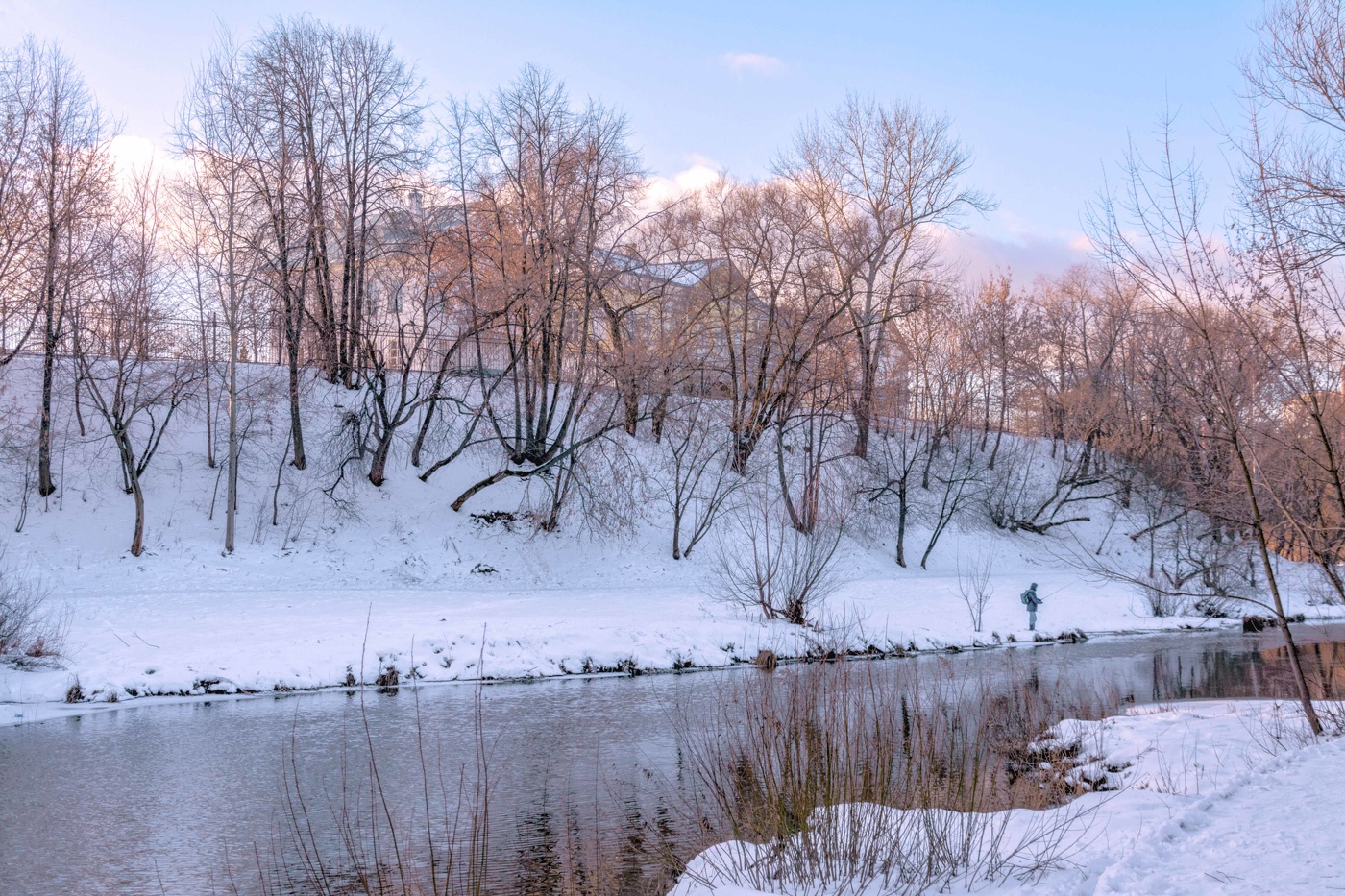 на утренней зорьке