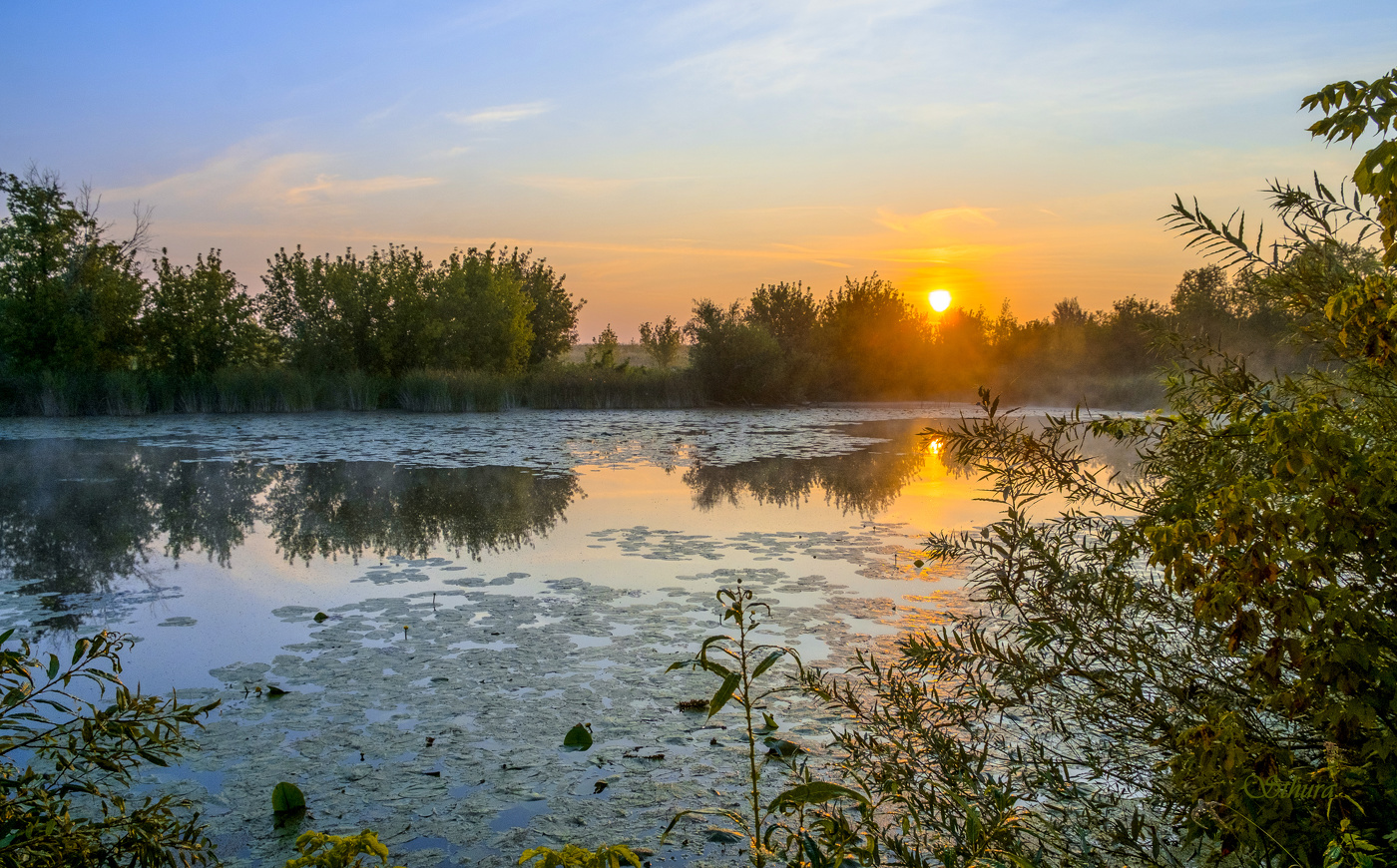 Рассвет в августе.