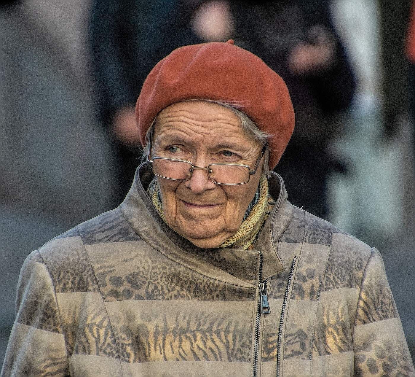 ..... Портрет горожанки....