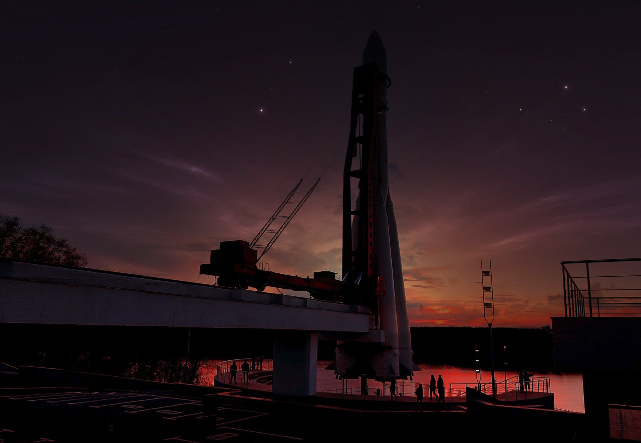 Калужский космодром. Ракета "Восток"