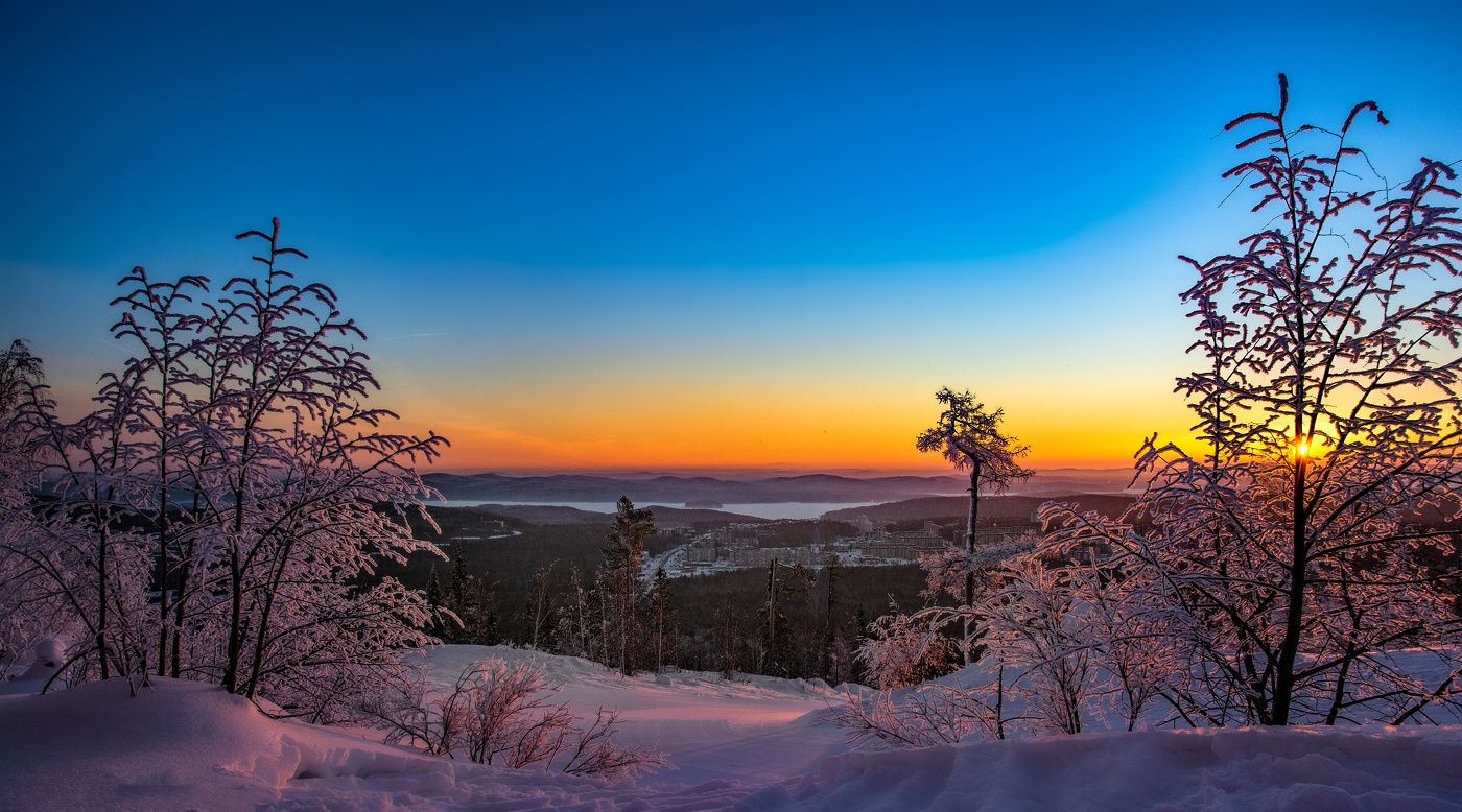 Розовое утро