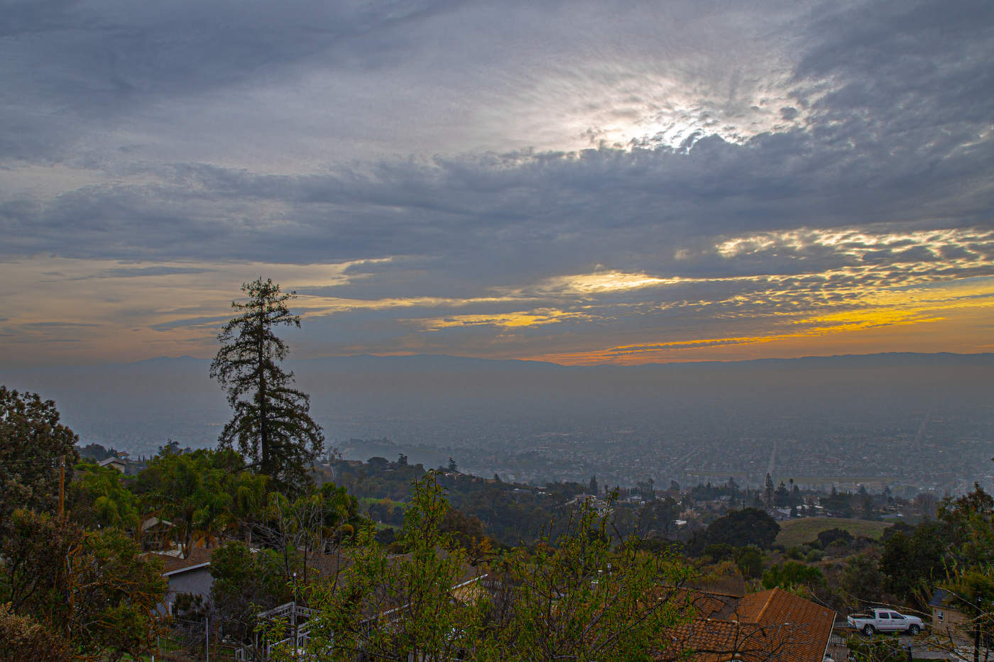 Вечер 20 -е декабря. Калифорния