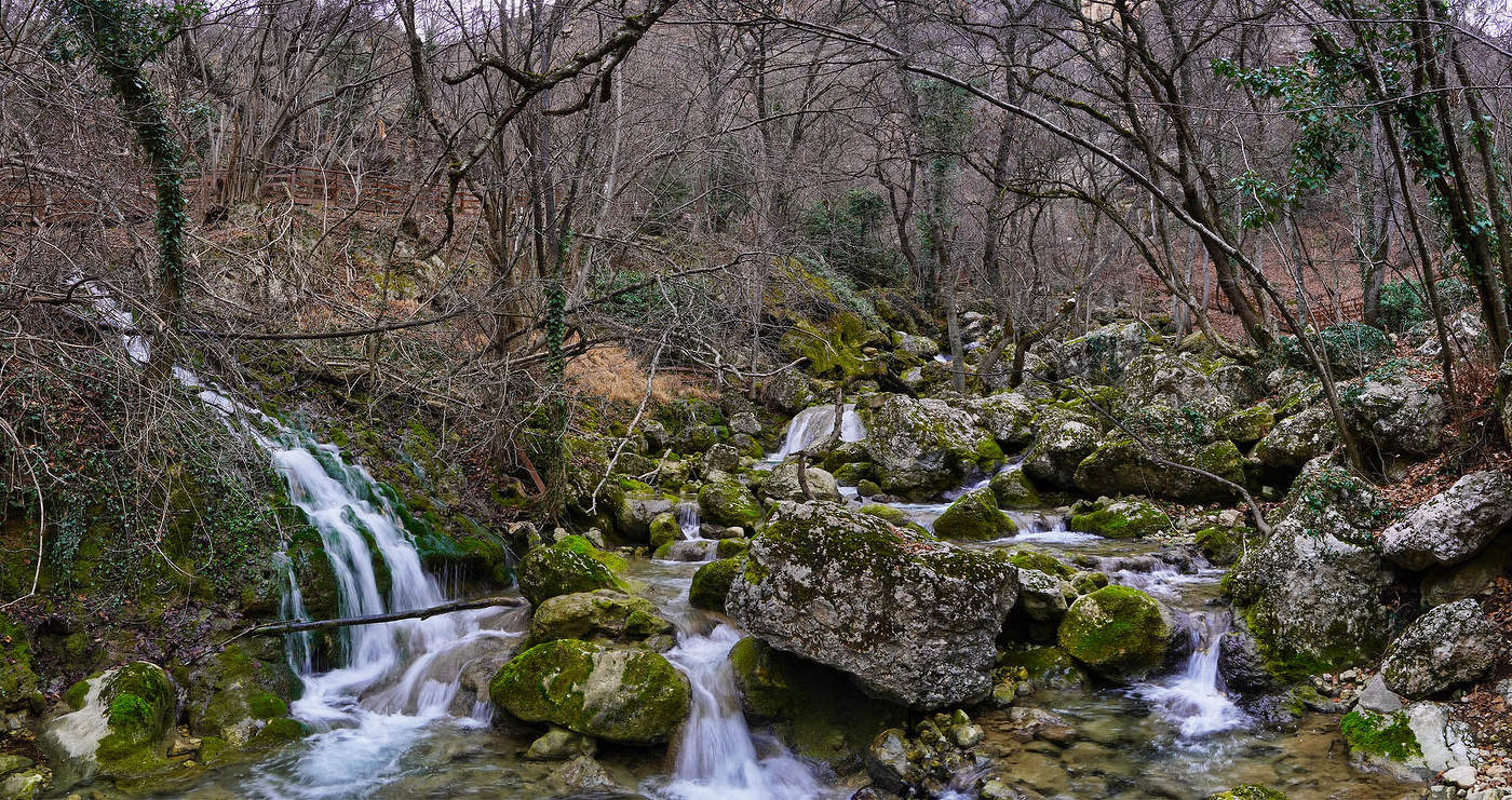 Январь в Кизилкобинском ущелье