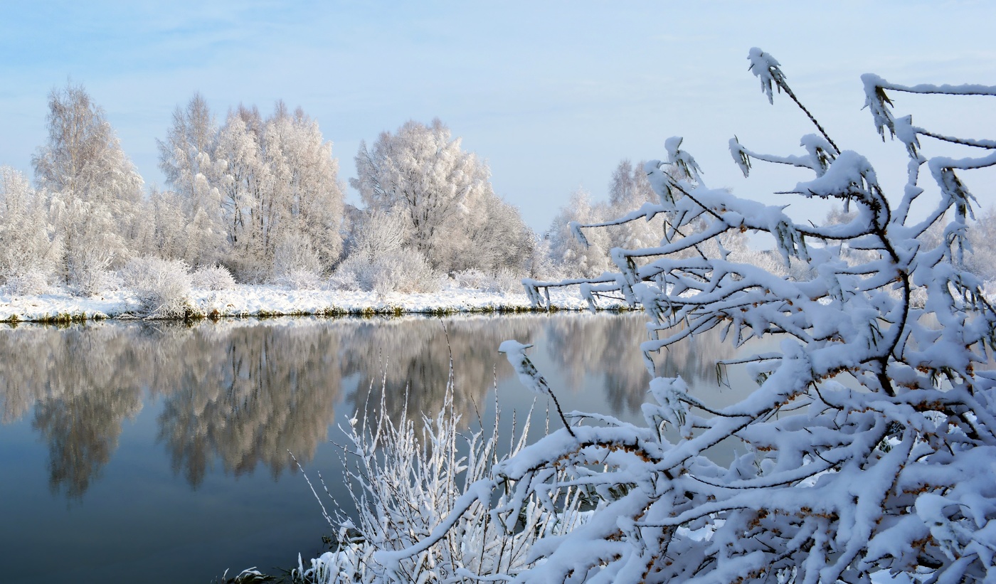 Снежные берега