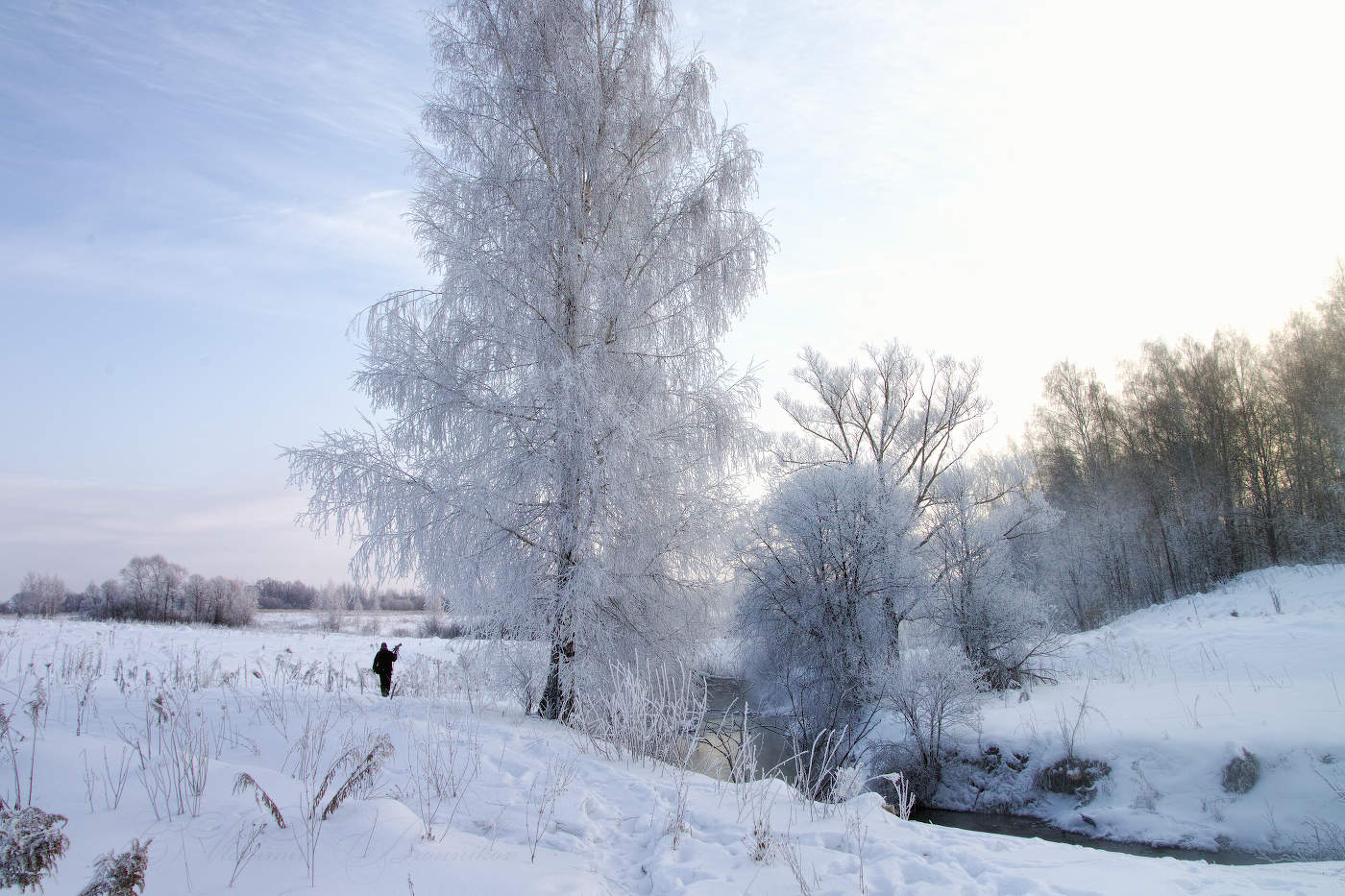 На утреннем пленэре