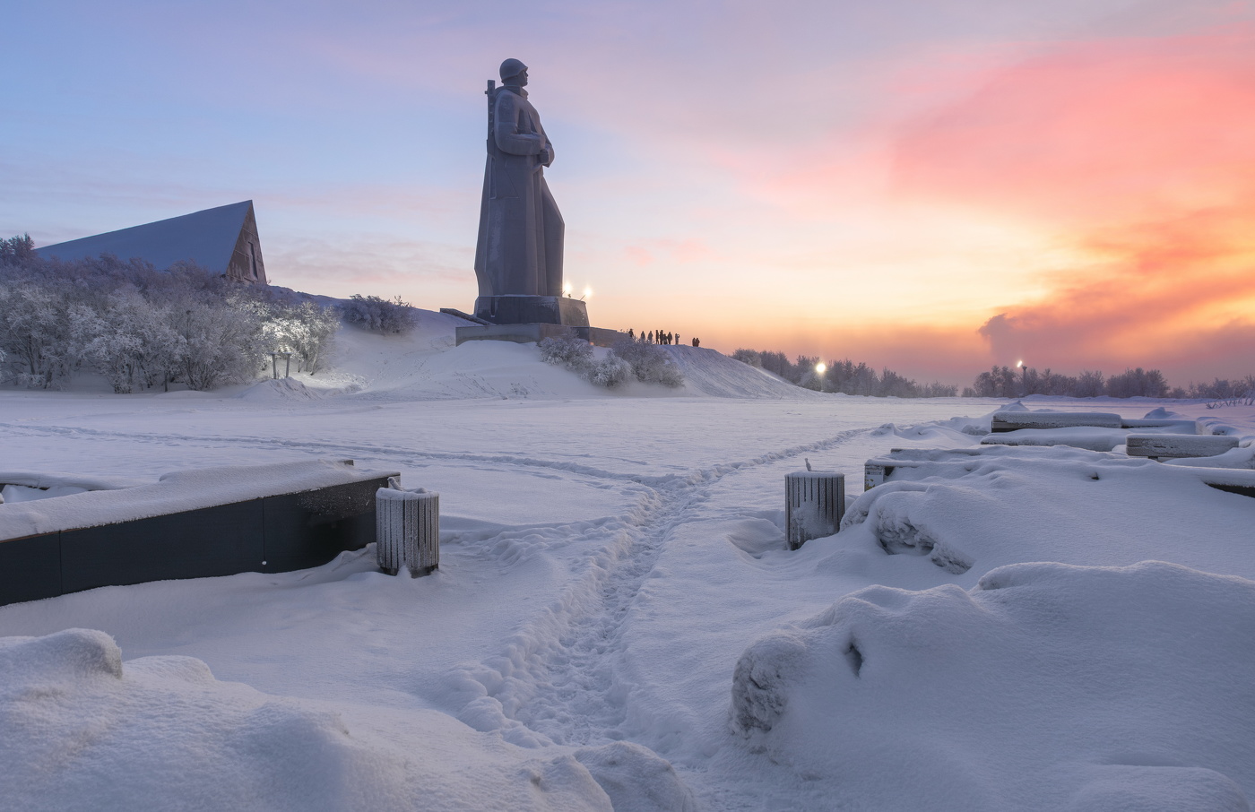 Новогодние туристы