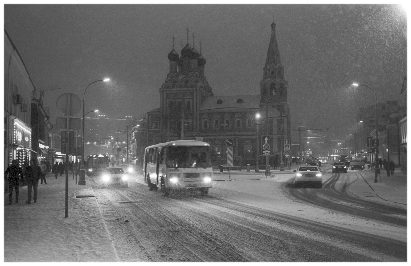Снегопад на Таганке