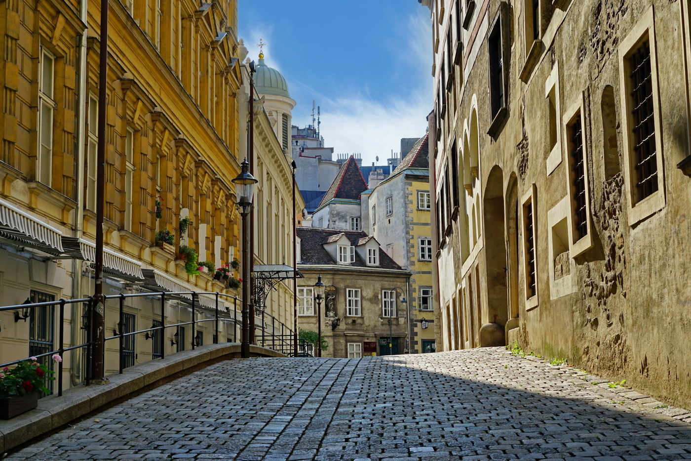 В Венских переулках.