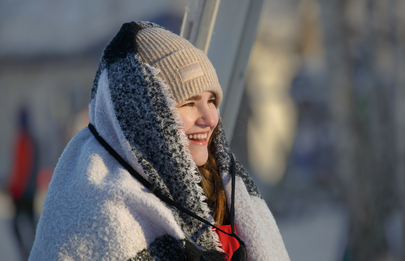 Болельщица Ксюша.