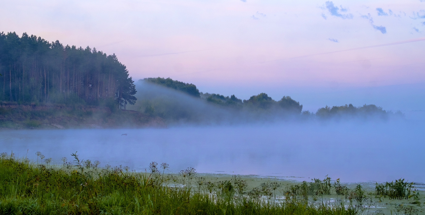 Летнее утро на Оке.