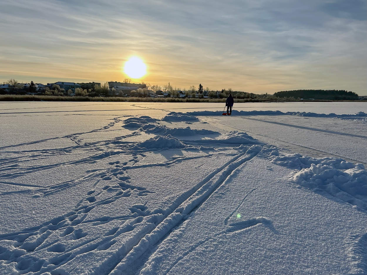 чистка льда