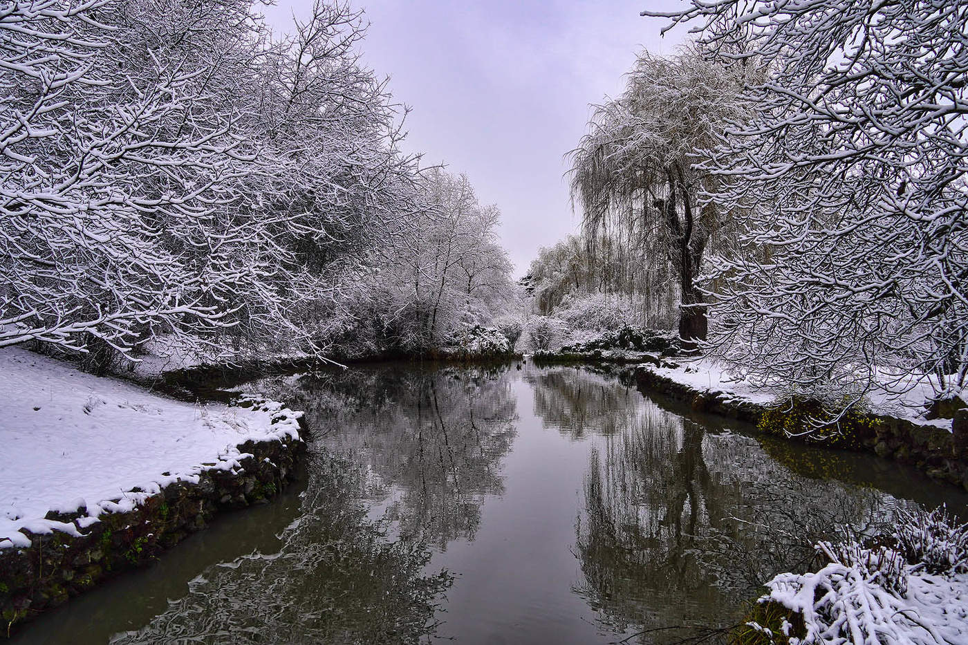 Таки и в Крыму бывает снег