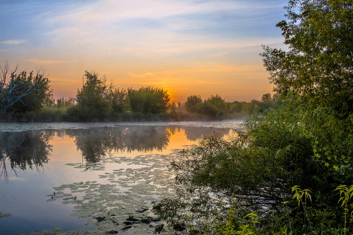 Август, озеро Студёное.