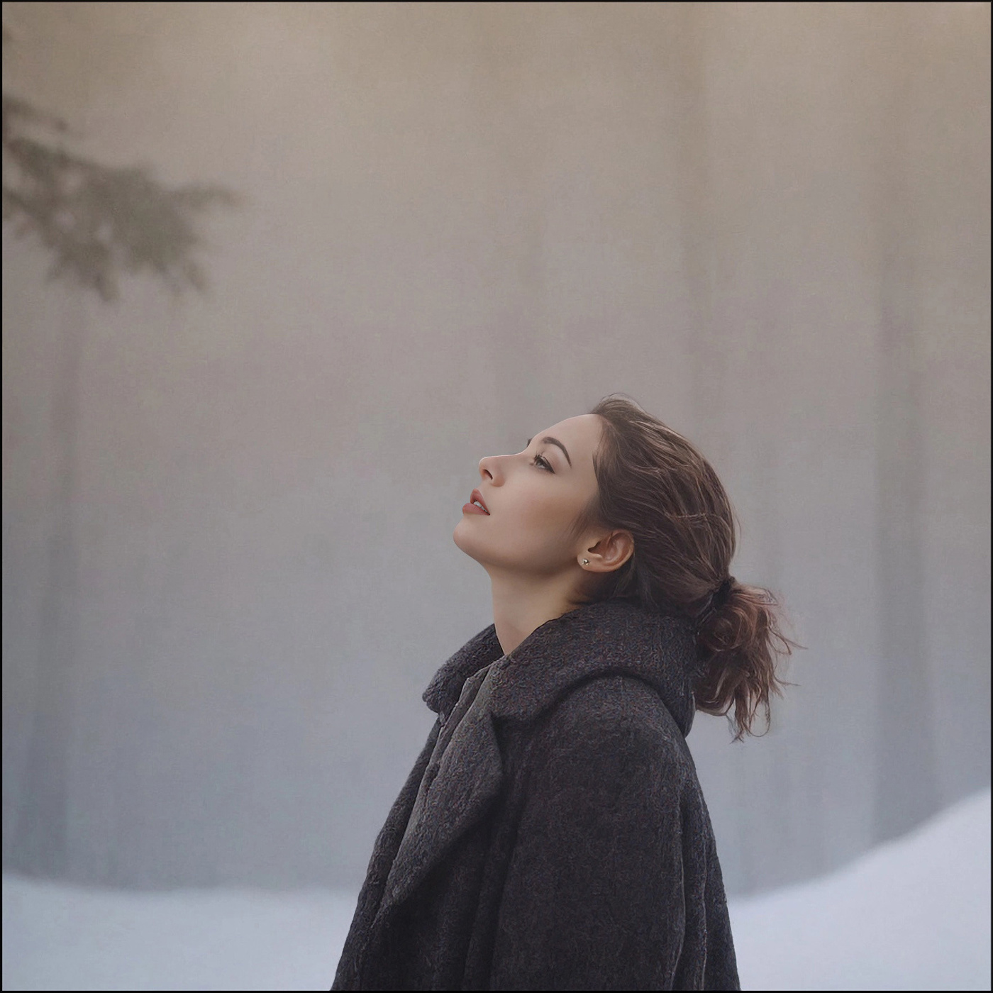 Зимний туман... .