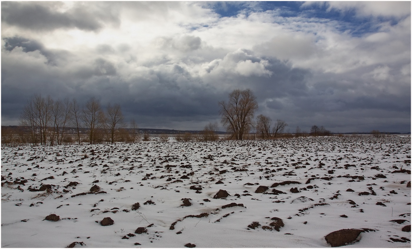 Февральские сельхозугодья