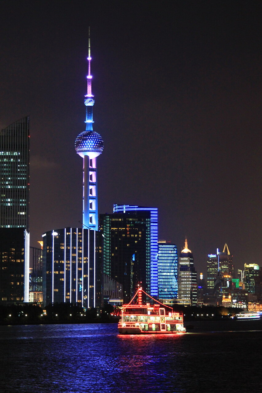 Ночной Шанхай