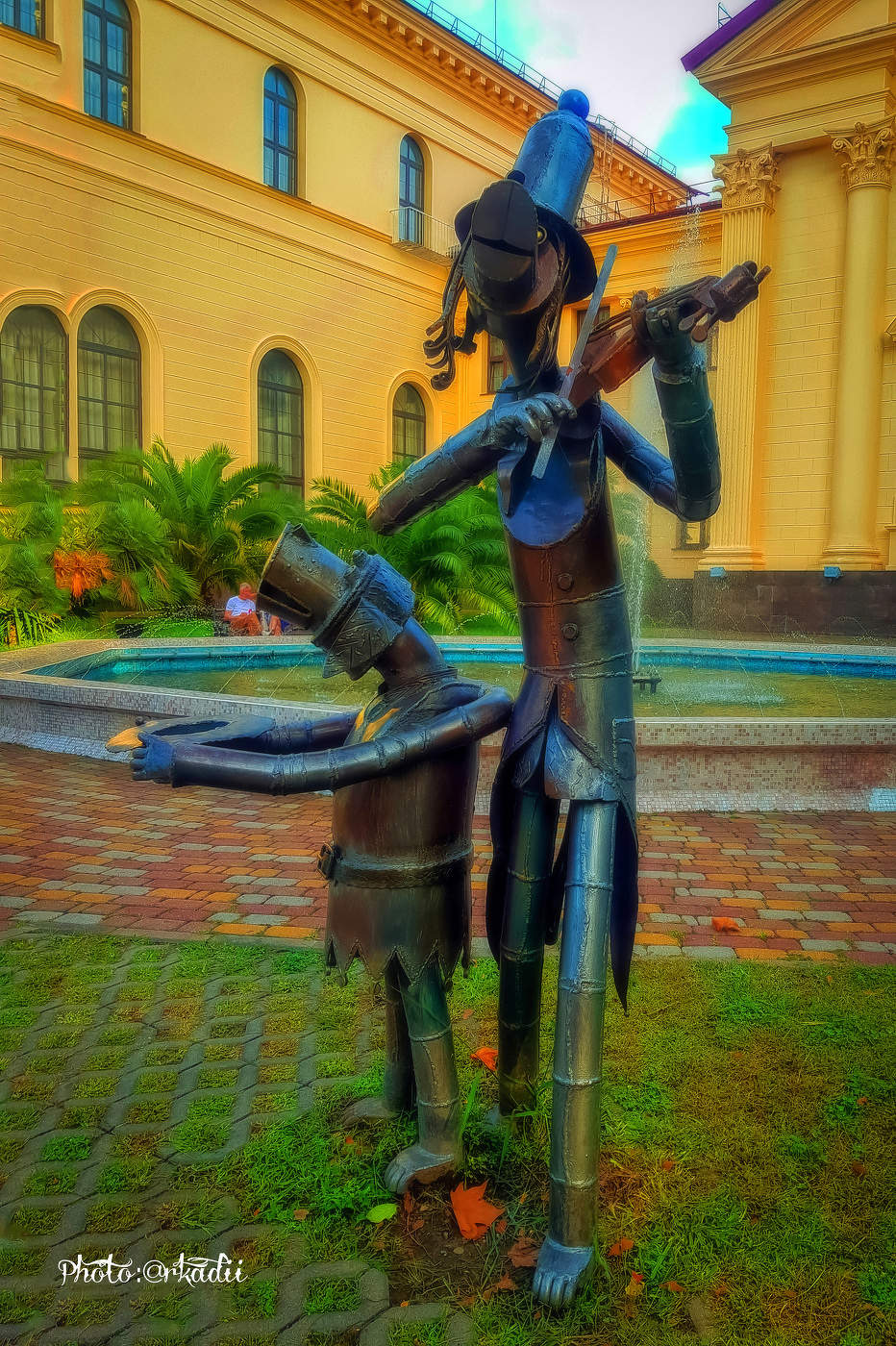 Бродячие музыканты.