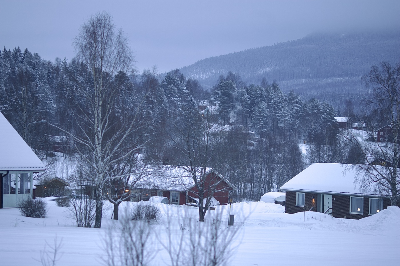заснеженные рассветы…