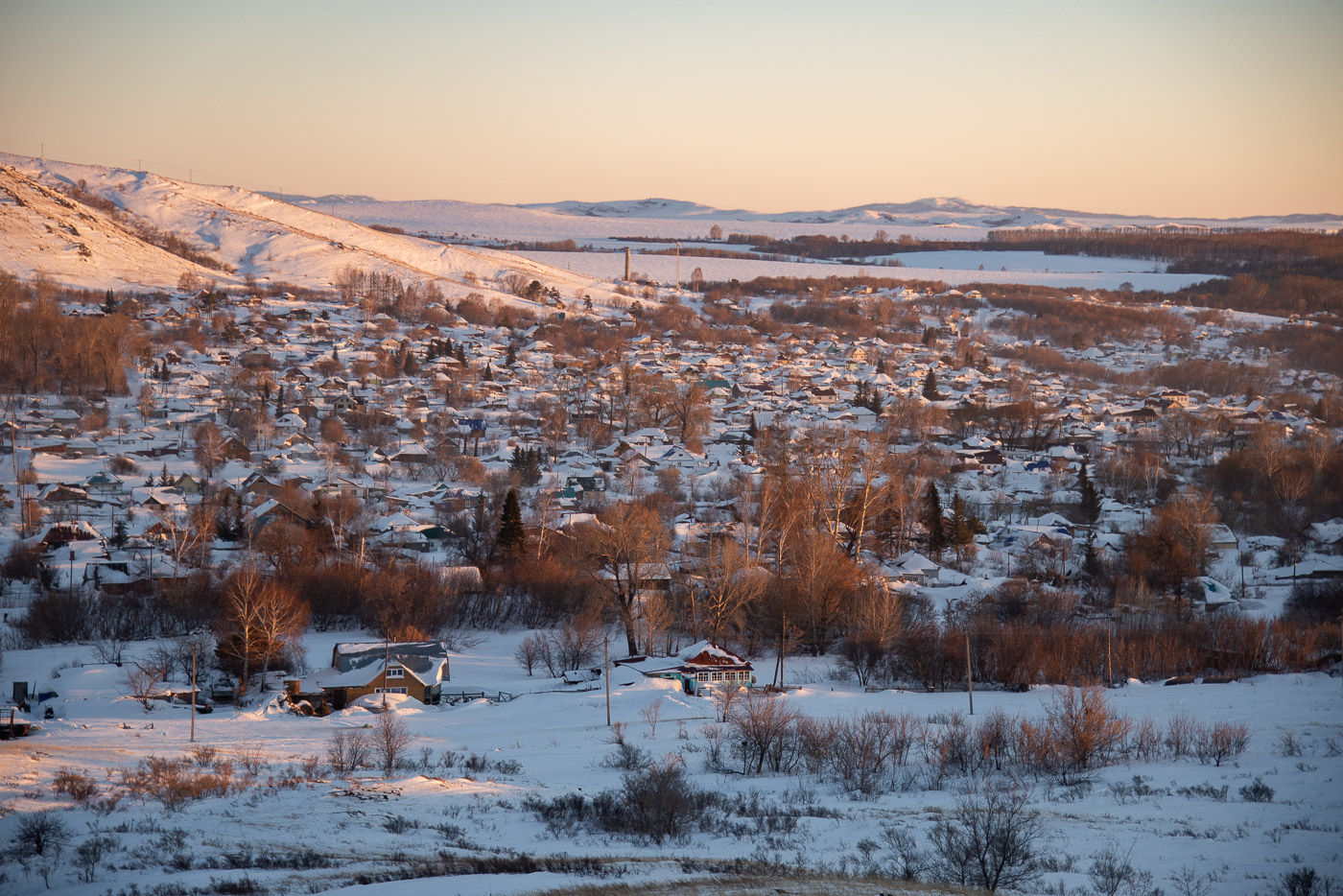 Укрытый снегом