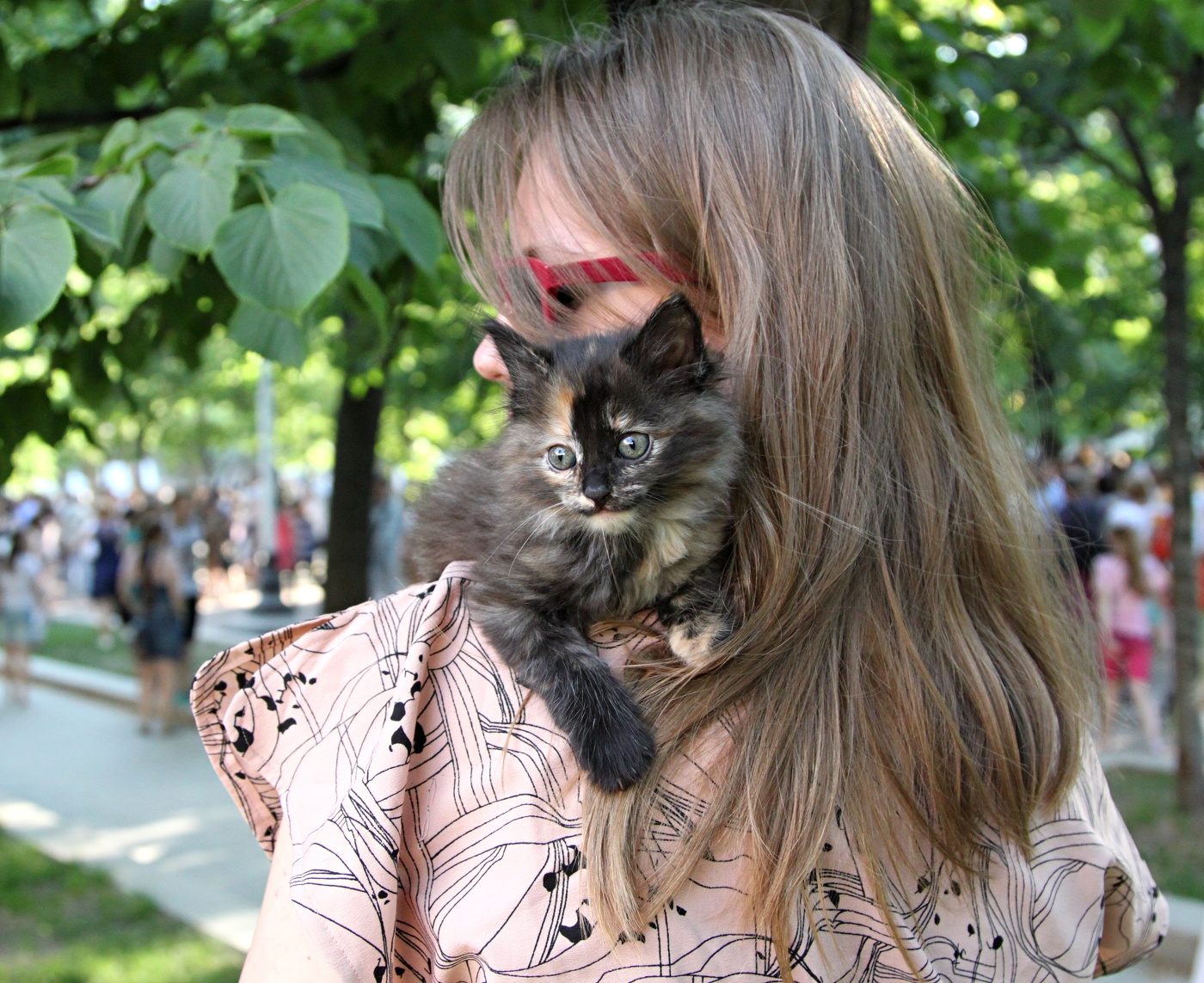 На прогулке