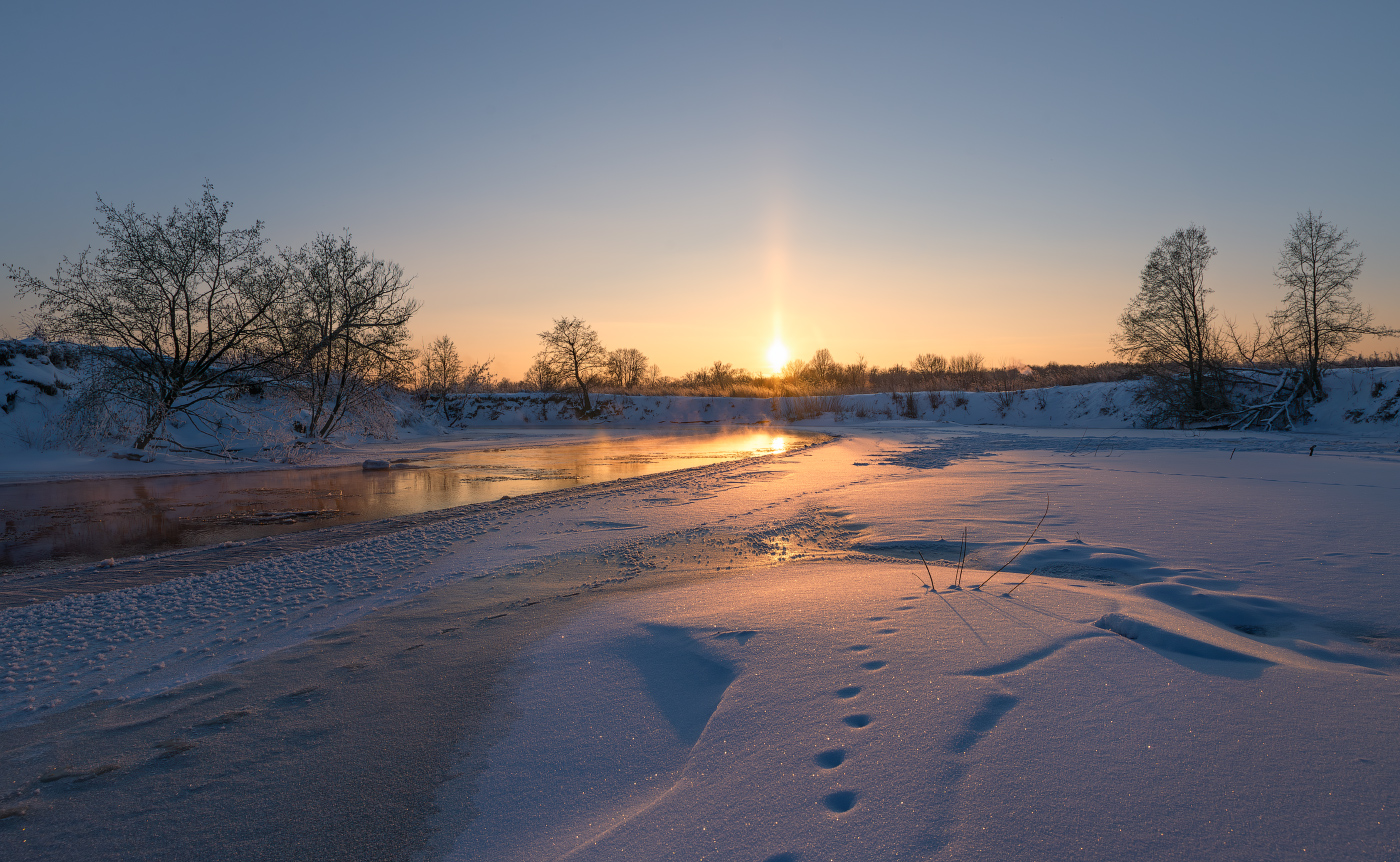 морозный вечер