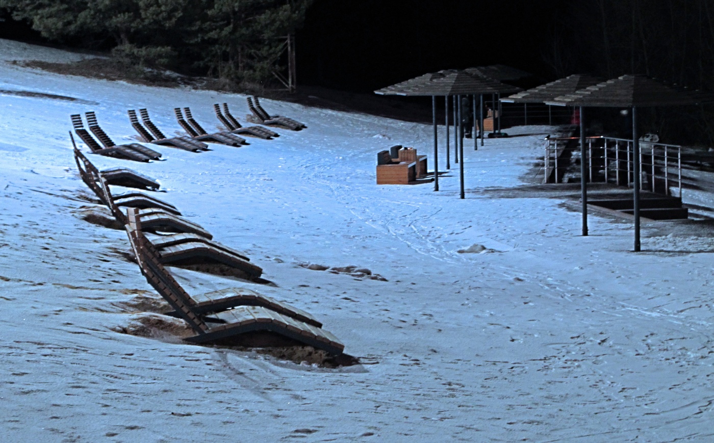 Зимний пляж