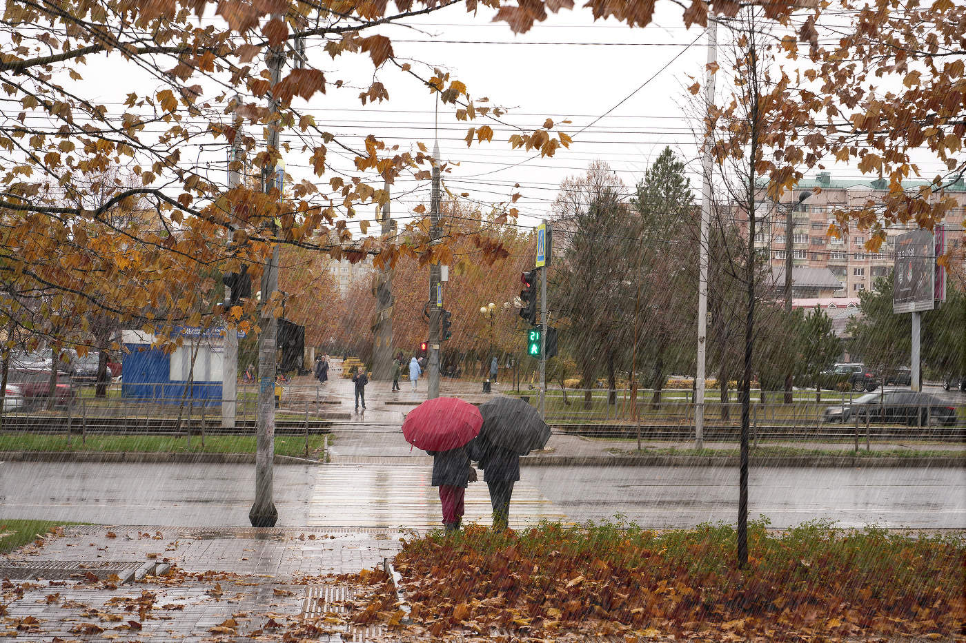 осень в южном городе