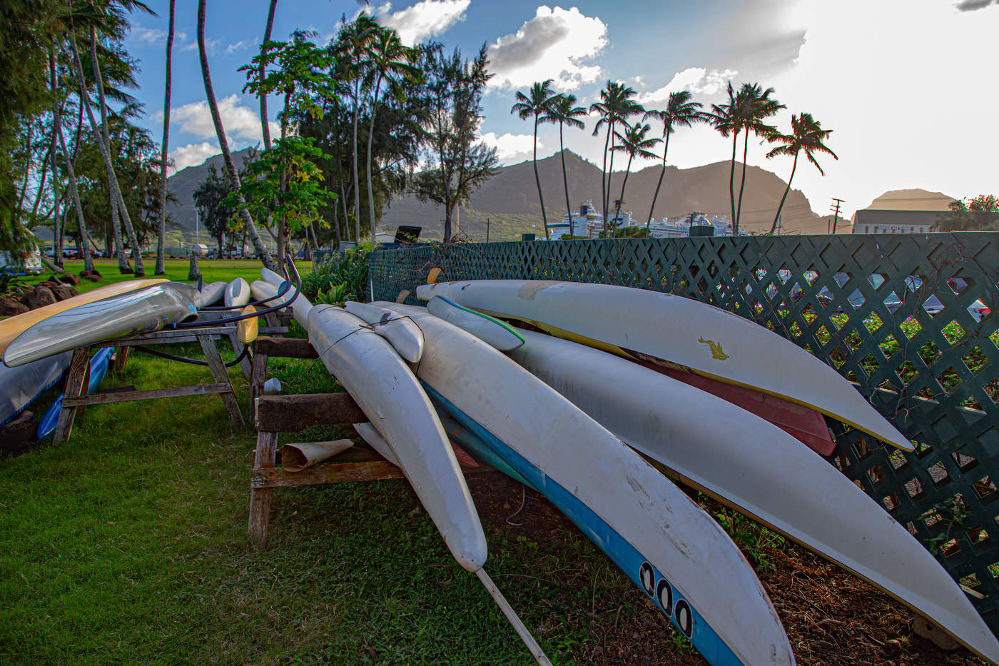 Каноэ на отдыхе