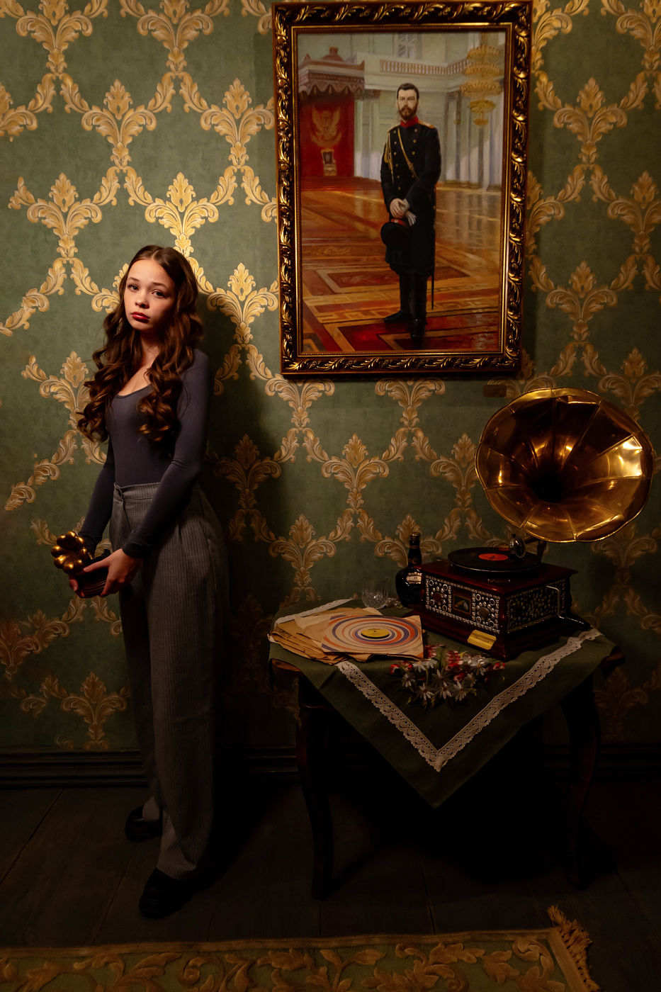 У граммофона