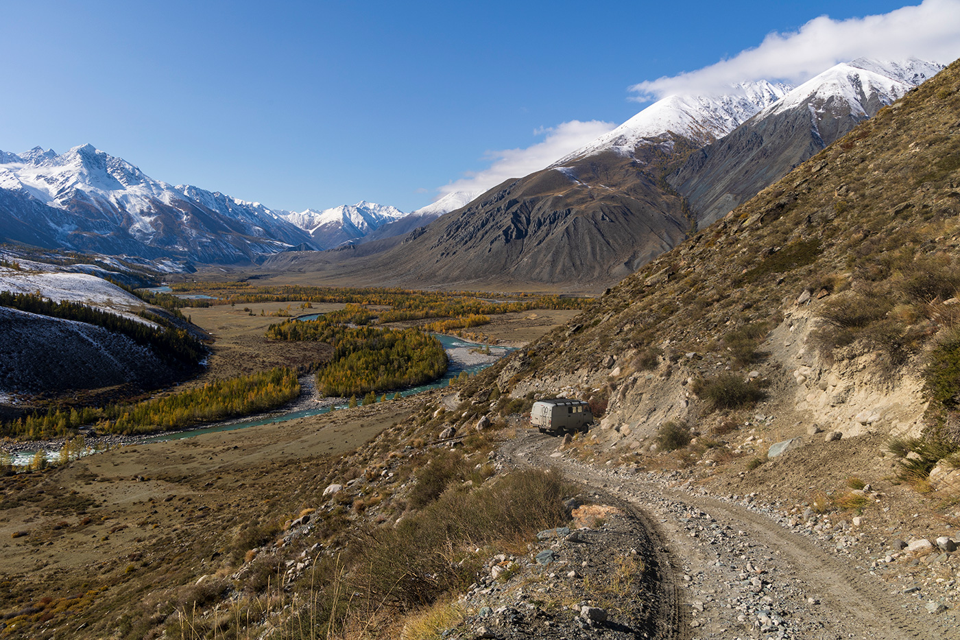 По горным дорогам