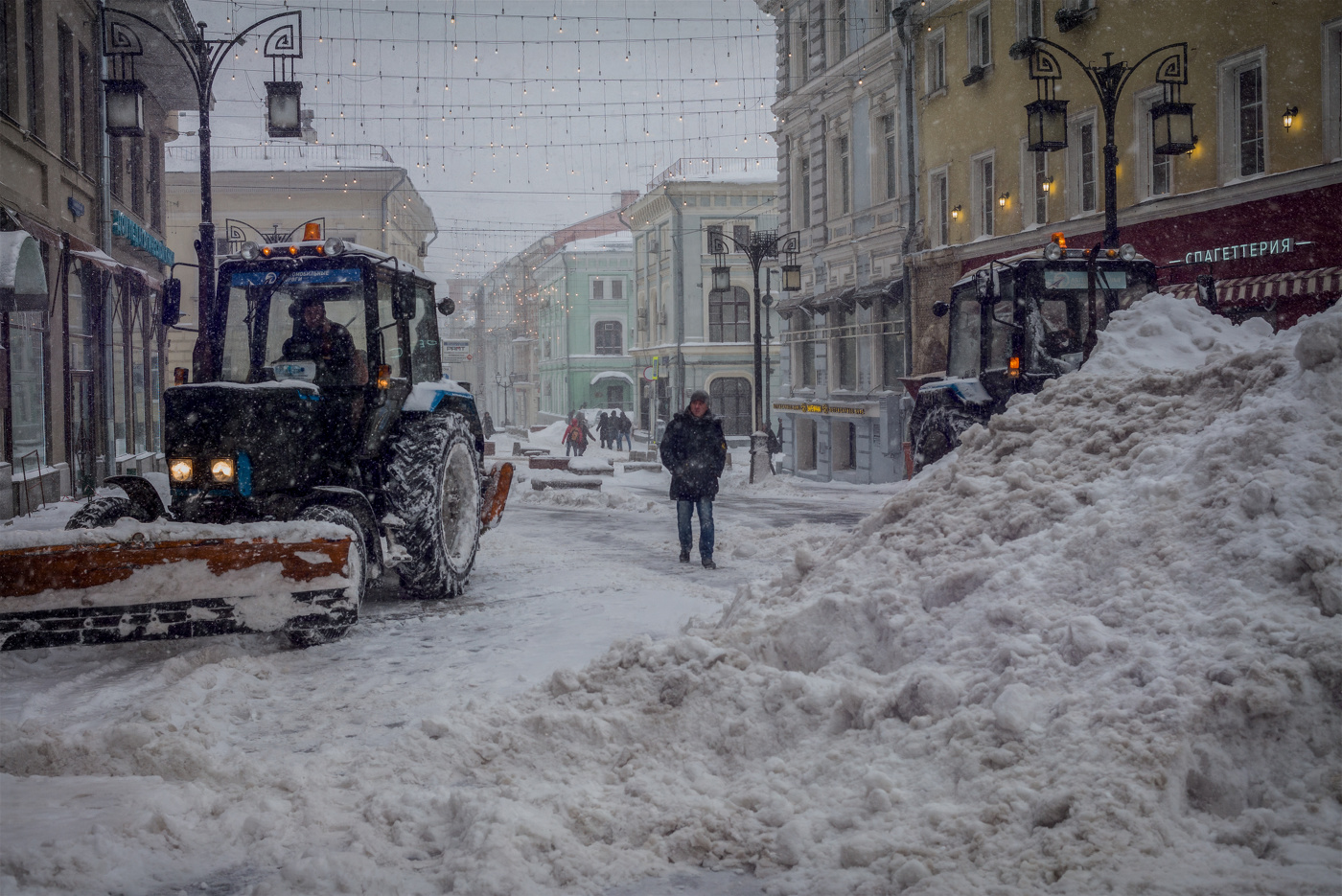 Московский снегопад