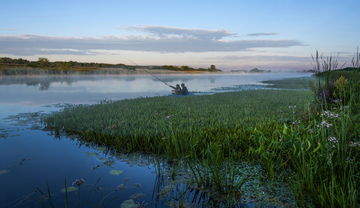 Прохладное утро.