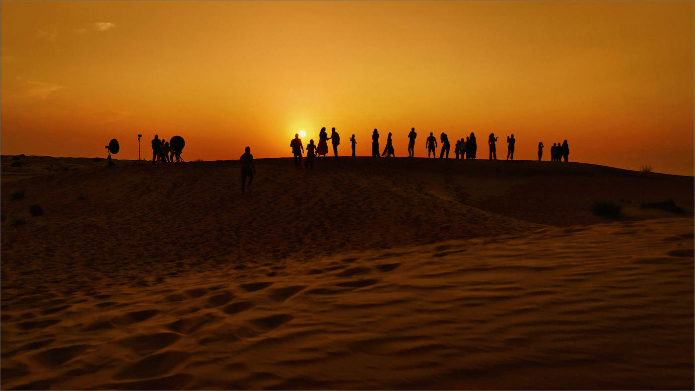 Наблюдение заката...