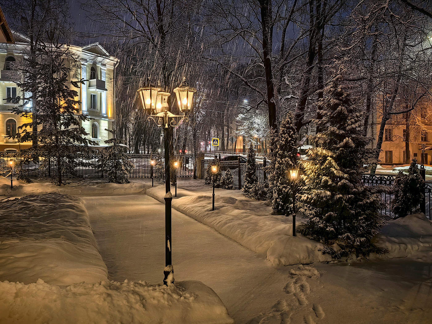 Зимний вечер в "Старом городе"