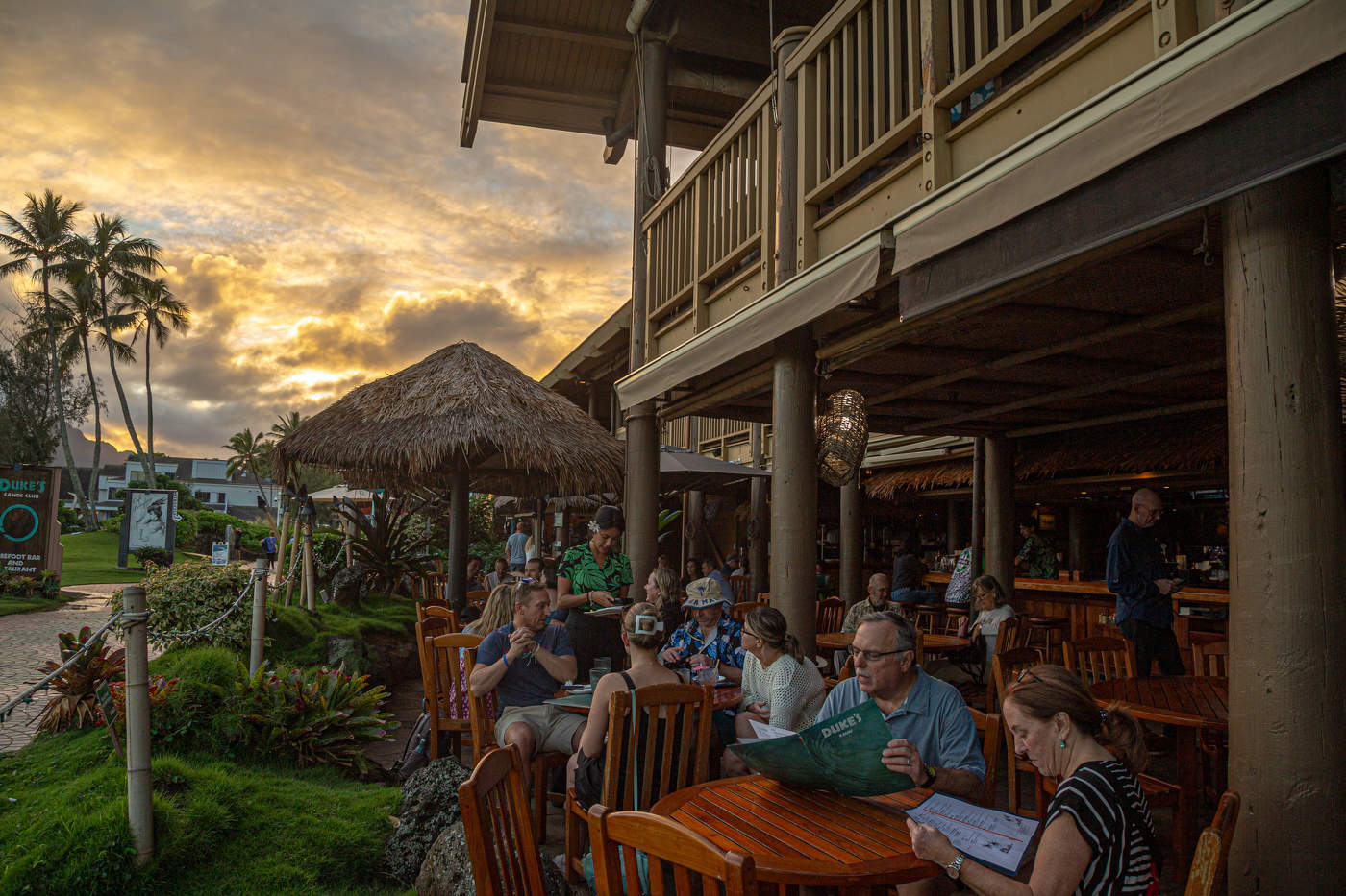 Тропический ужин