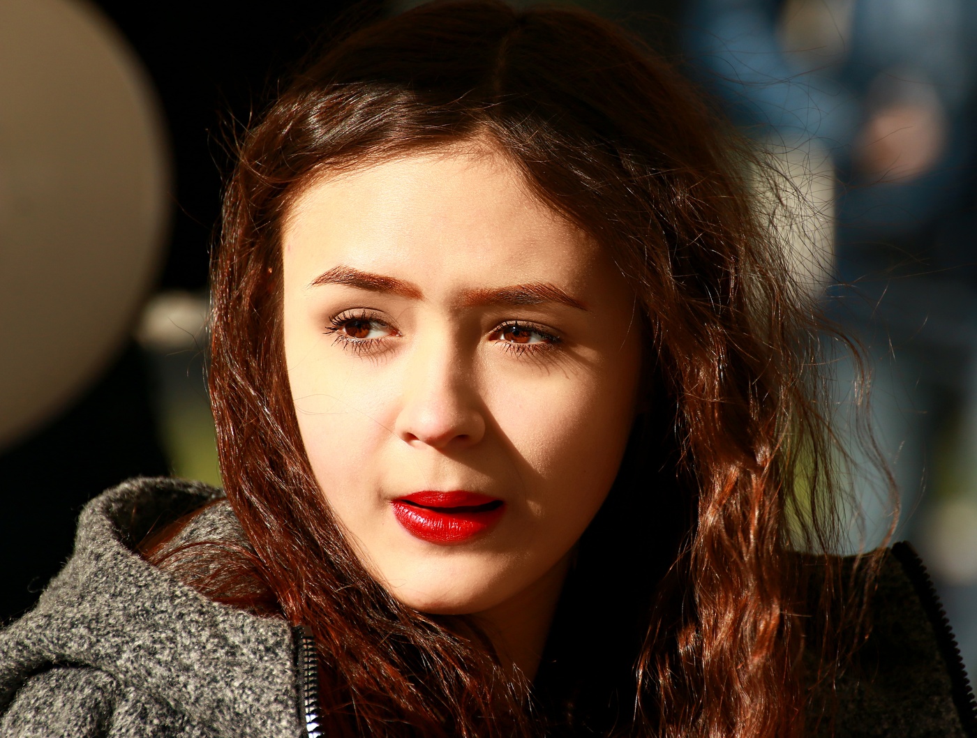 Спонтанный уличный портрет.