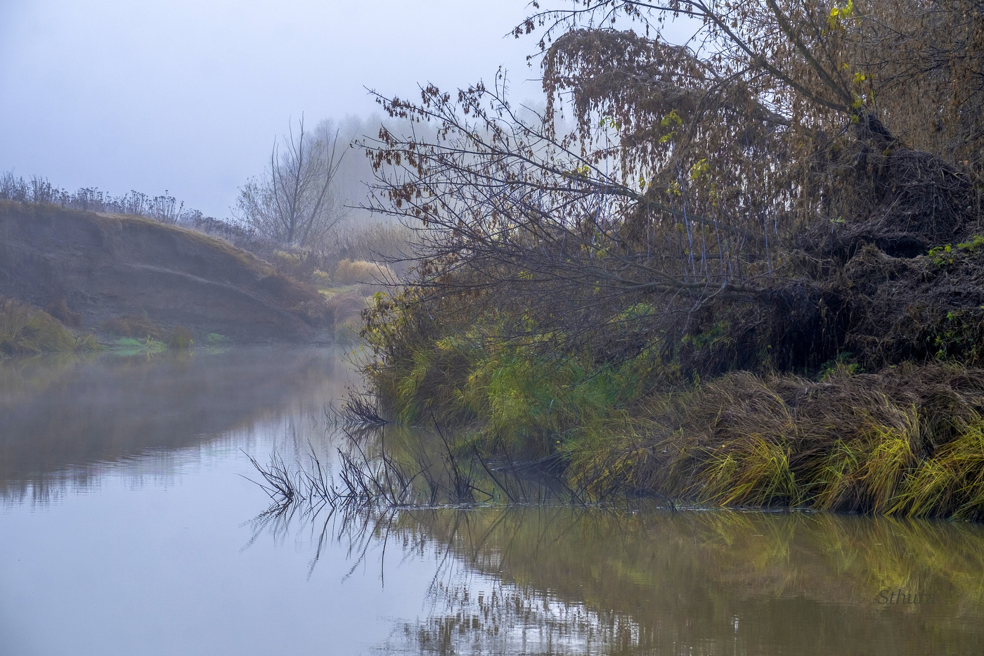 Осень на речке Шлюзовой.