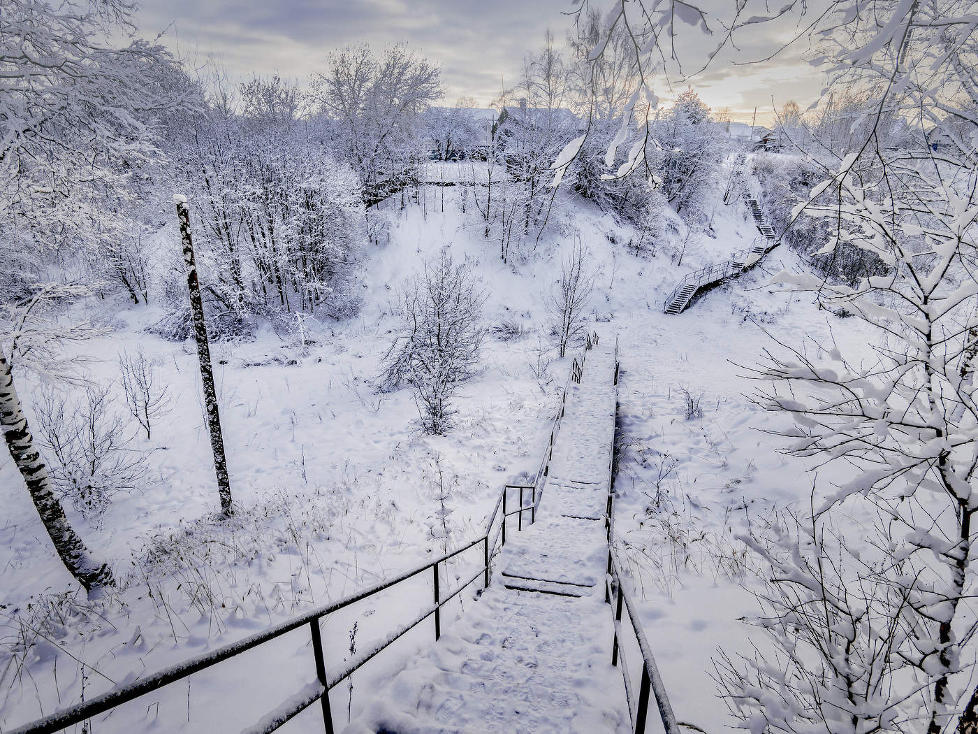 Лестница в зиму