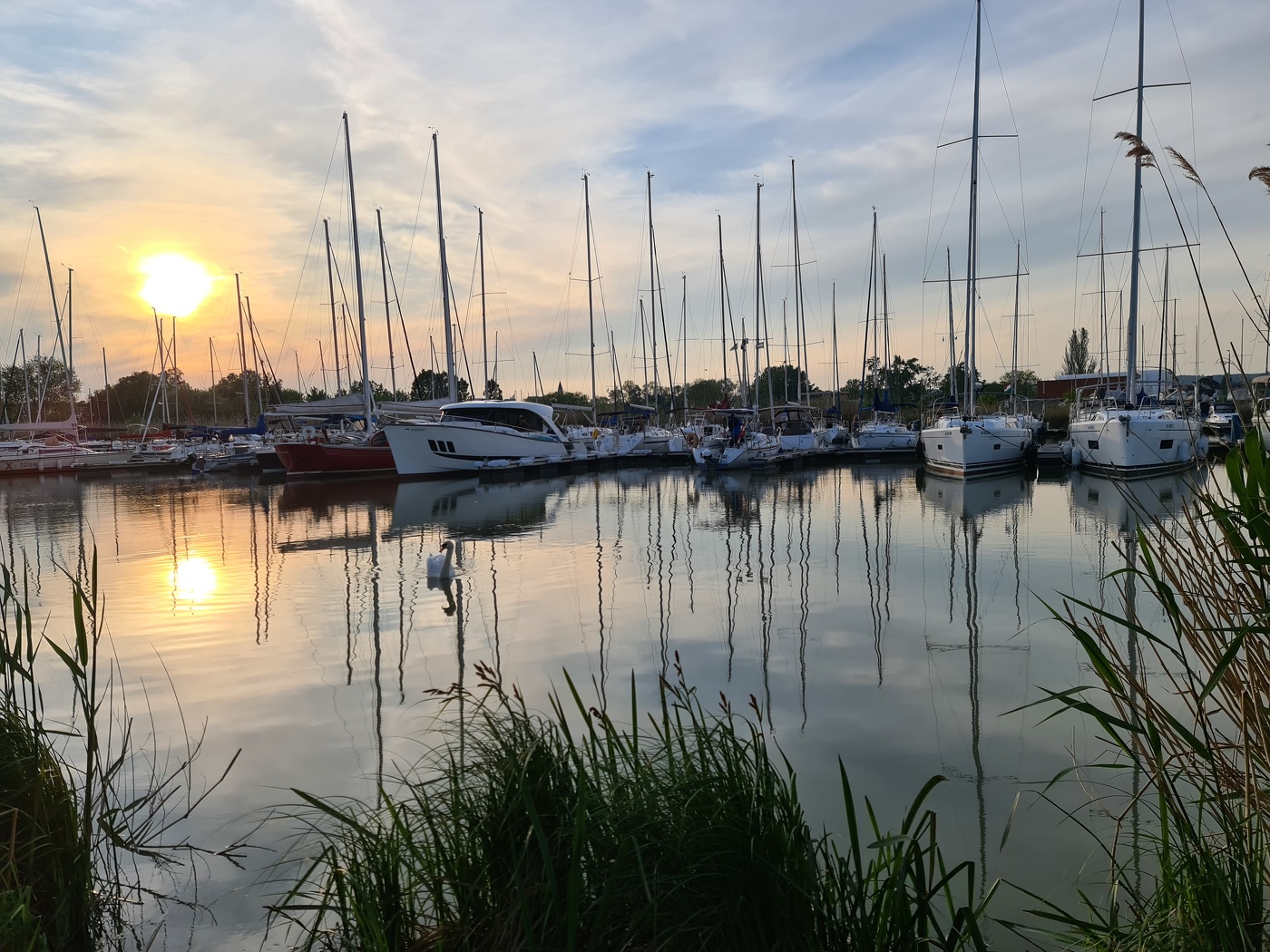 Закат на Балатоне