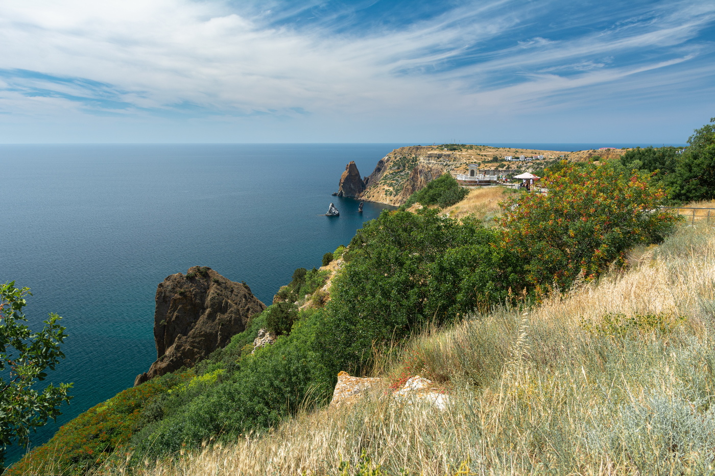 обрывистый берег