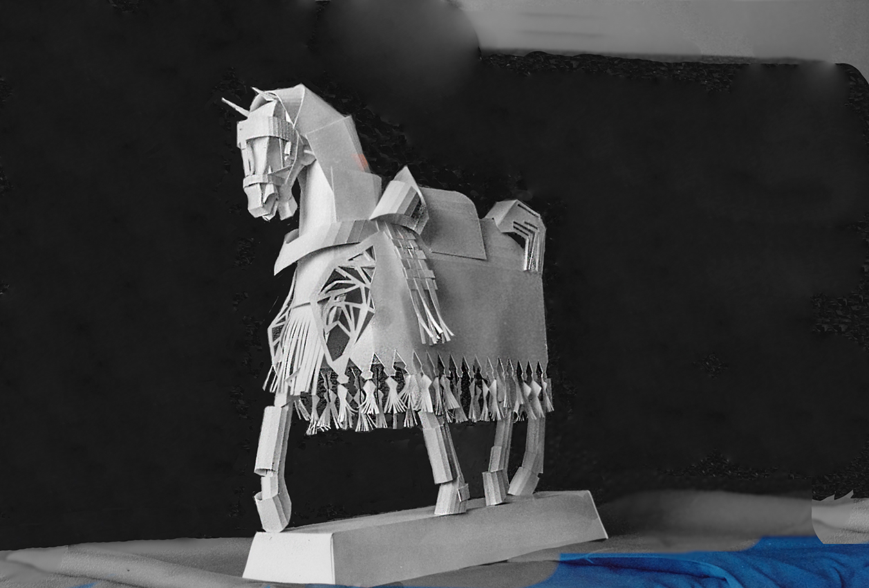 Оригами. "Богатырский конь".