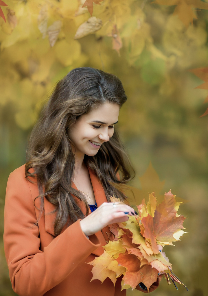 Аня. Осенний портрет.