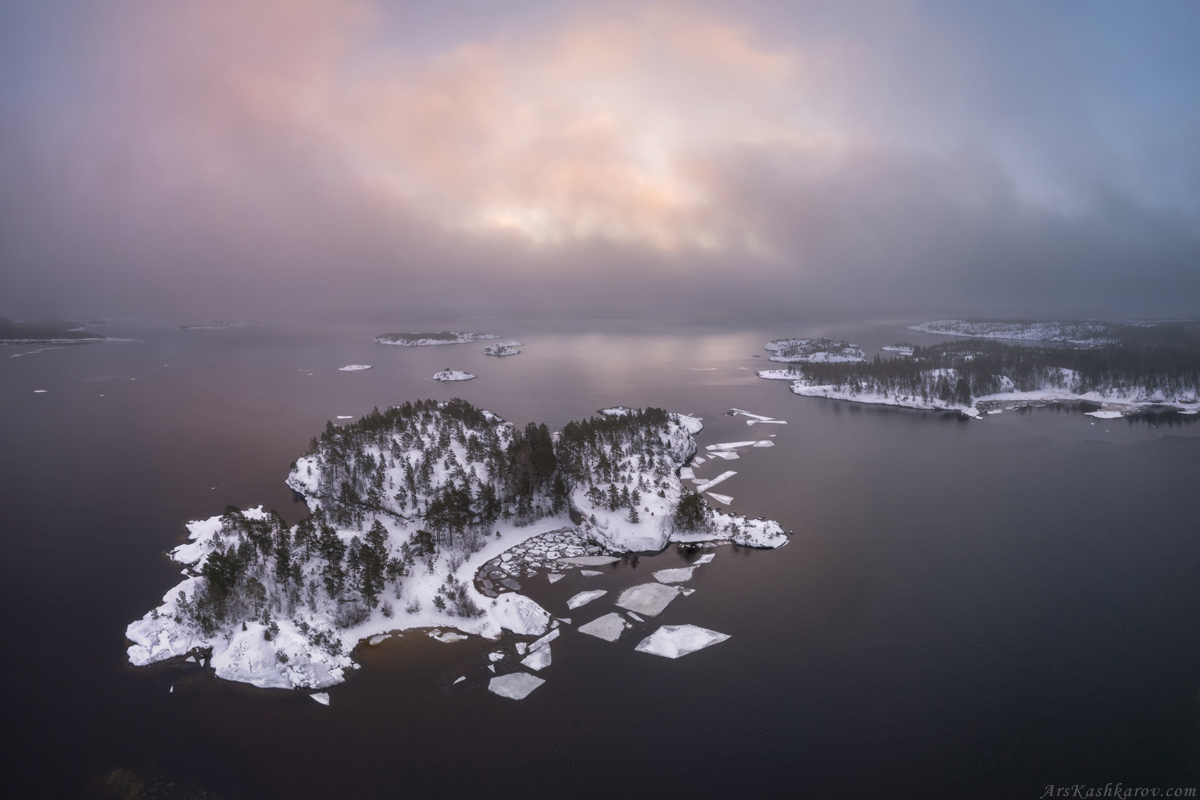 "Аэросъемка Ладожских шхер"