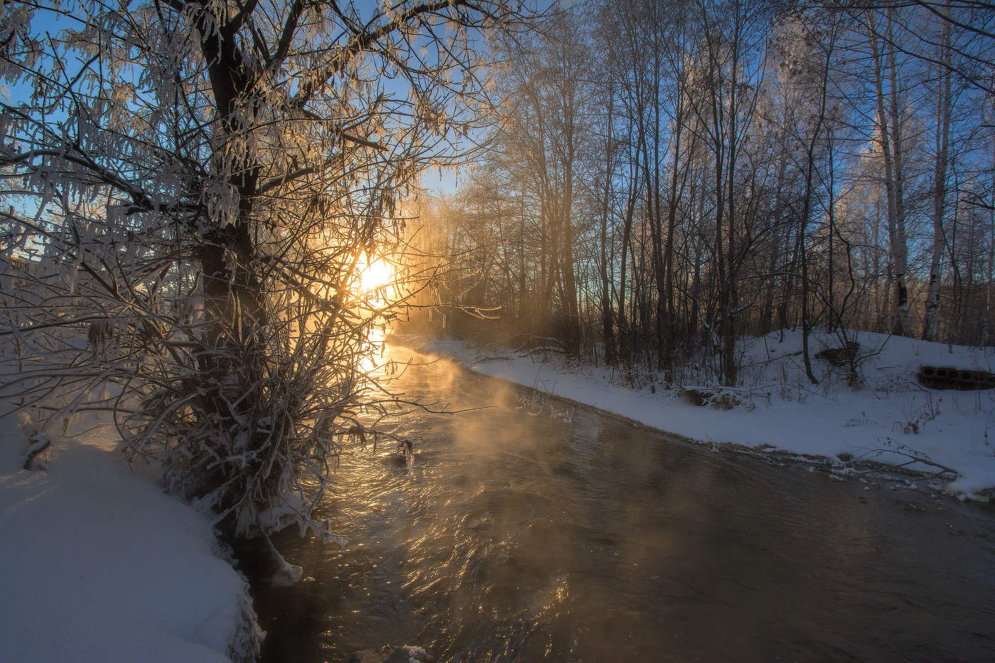 Зимняя река