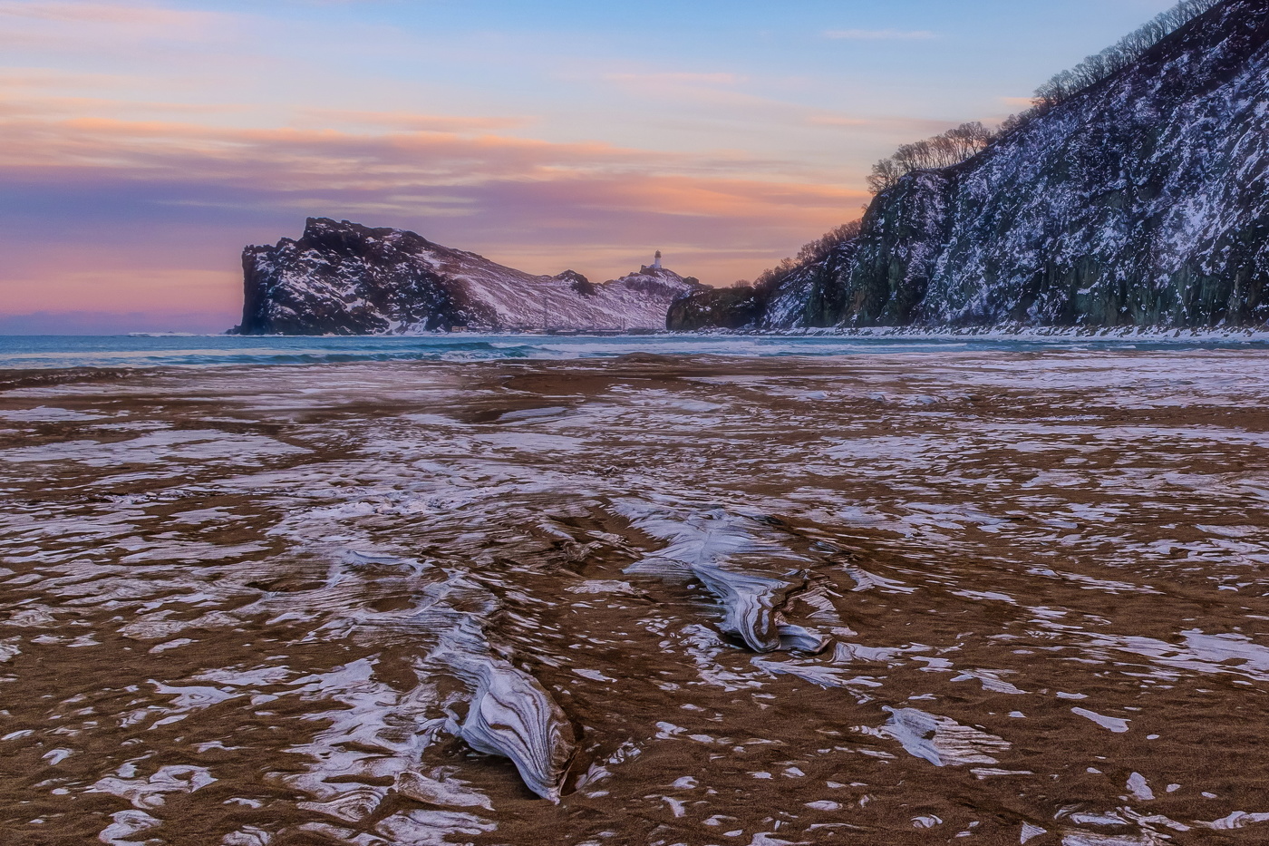 Зимний пляж