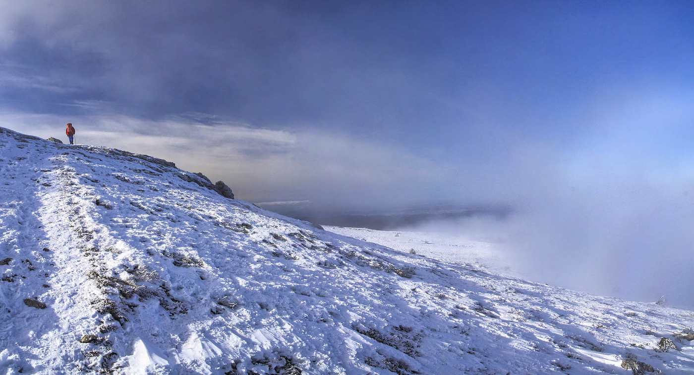 Январь на верхнем плато Чатыр-Дага