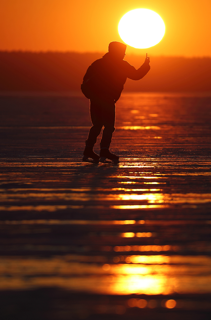 солнечное селфи