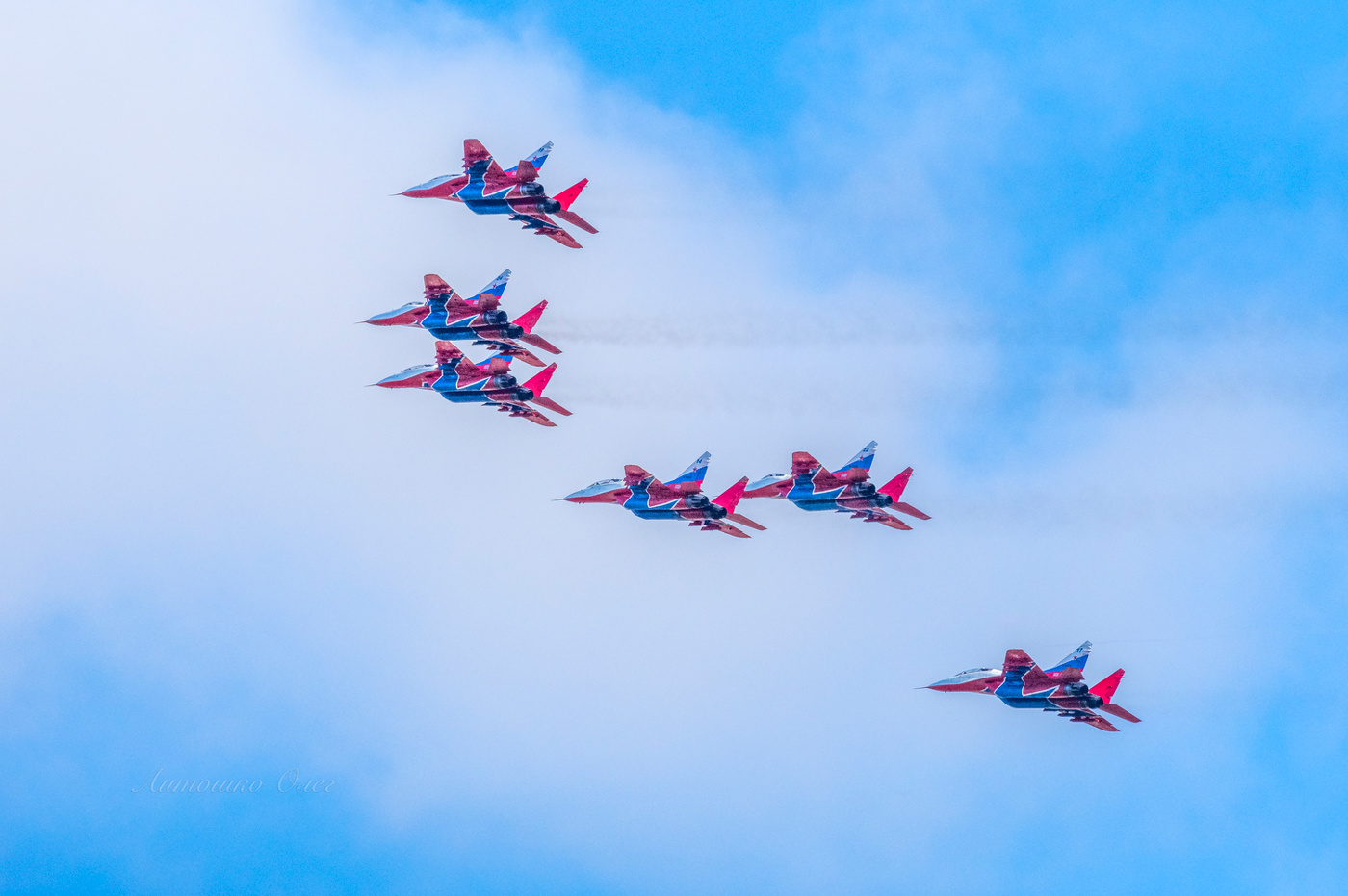 Пилотажная группа "Стрижи".